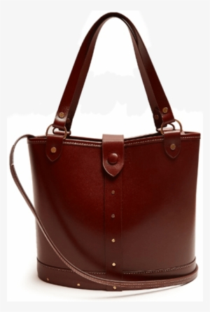 Goop - The Row Bucket Contrast-stitch Leather Bag