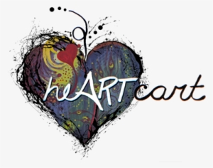 Accessories Appalachian Artist Folk Art Textile Prints - Necklace: Black Tourmaline Heart On Oxidized Sterling