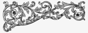 Vintage Flourish Png Clip Art - Flourish Designs Png