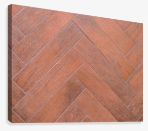 Hdr Wood Grain Ceramic Tile Canvas Print - Wood Flooring