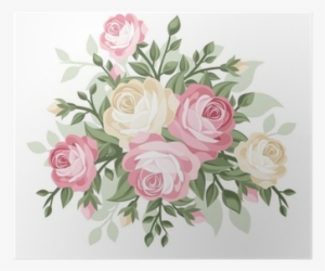 Vector Illustration Of Vintage Roses - Gorgeous Calla Lily Necklace