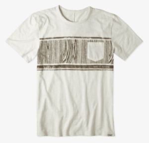 Men's Wood Grain Slub Pocket Tee - Active Shirt