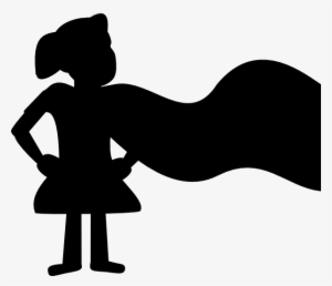 This Free Clipart Png Design Of Small Girl Superhero