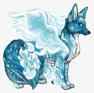 #blue #white #wolf #animals #winged #wings #freetoedit - Illustration