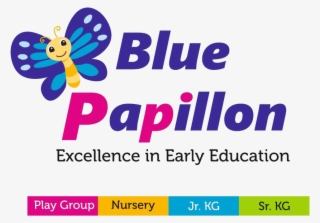 Blue Papillon School Logo
