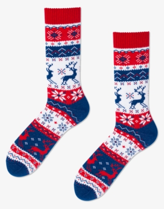 Warm Rudolph - Świąteczne Skarpetki Dla Niego