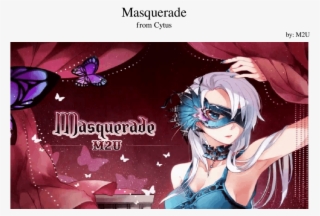 Masquerade Sheet Music For Piano, Violin, Accordion, - Cytus Masquerade