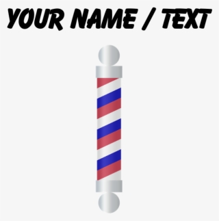 Custom Barber Pole Apron - Cylinder