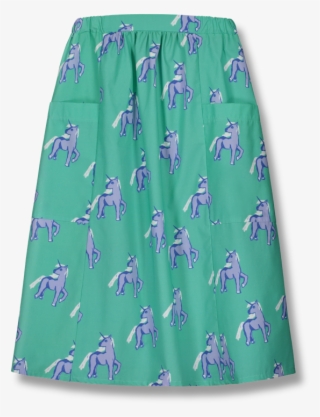 Vimma Skirt Sanelma Unicorns Forever Turkoosi-lila - Miniskirt