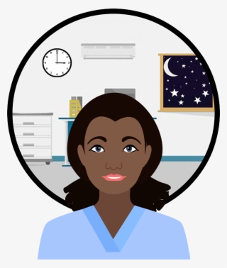 Out Of Hours Locum Nurse - Cartoon