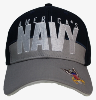 America's Navy Cap Logo Sandwich Bill - Baseball Cap