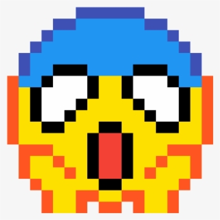 Surprised Face - Pixel Art Emoji