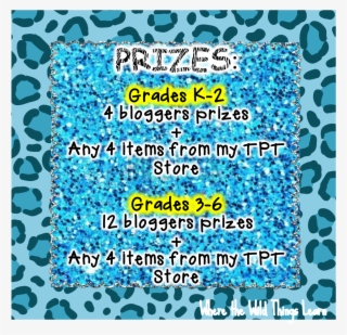 The Wild Prizes - Blue Glitter Background