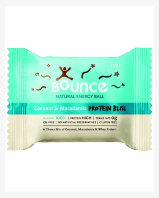 Bounce Coconut & Macadamia Protein Energy Ball - Graphic Design