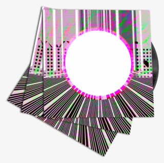 Vintage Triple Vinyl Record Mockup Tri4 - Circle