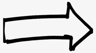 Drawn Arrow Clear Background - Arrow Clip Art Black And White