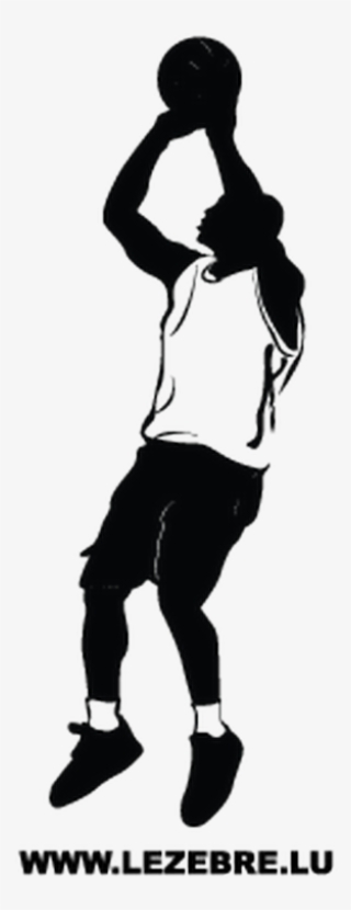 Sticker Joueur Basketball 2 - Apple Logo Basketball Case