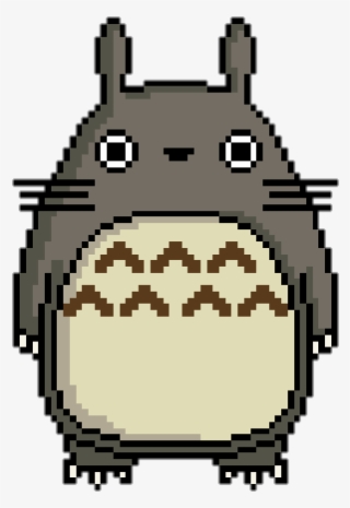 Art, Pixel, And Totoro Image - Cartoon