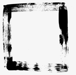 Grunge Brush Strokes - Brush Stroke Transparent Square