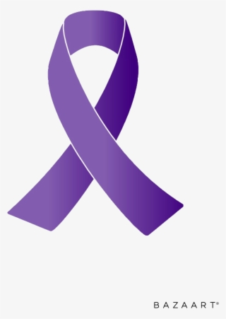 Purple Ribbon Clip Art For Overdose Awareness - Dia Mundial De La Epilepsia