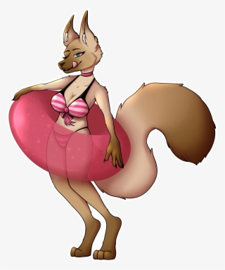 Summer Furry Commission - Cartoon