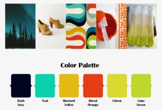 With Bold Retro Graphics And Pops Of Color Accented - Colorado Spruce