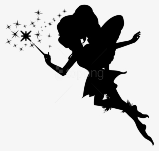 Free Png Fairy With Wand Silhouette Png - Fairy With Wand Clipart