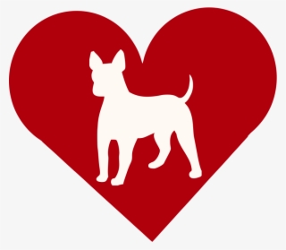 American Hairless Terrier In Heart Outdoor Vinyl Silhouette