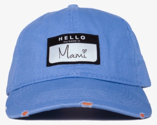 Hello My Name Is Mami Hat Mami Dad Hat Head Crack Nyc - Baseball Cap
