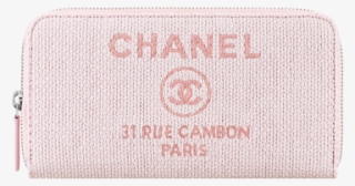 Chanel Deauville Zipped Wallet - Label