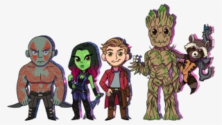 Guardians Of The Galaxy - Guardians Of Galaxy Groot Chibi