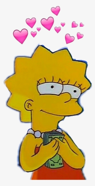 Simpsons Sticker - Aesthetic Lisa Simpson Png