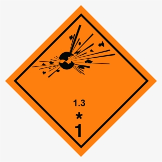 Explosion With Fire, - Clase 1 Explosivos 1.2