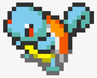 Squirtle - Squirtle Pixel Art Grid
