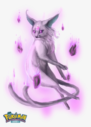 Espeon Used Psyshock By Muns11 - Illustration