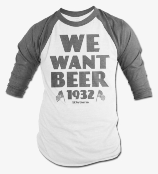 We Want Beer Jersey - Long-sleeved T-shirt