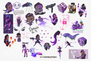 Overwatch Sombra Dva And Mercy