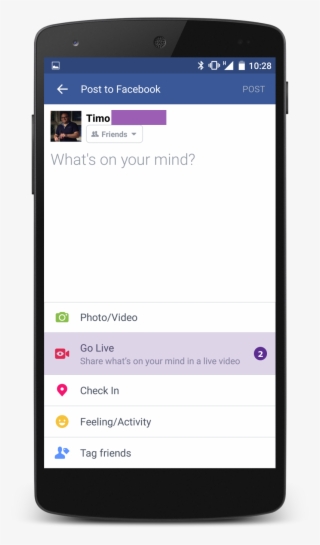 Then Tap The "go Live" Option - Google Inbox Android
