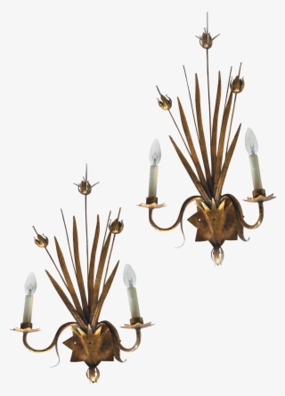 Ferrocolor Sconces A Pair Flicker Lighting On - Chandelier