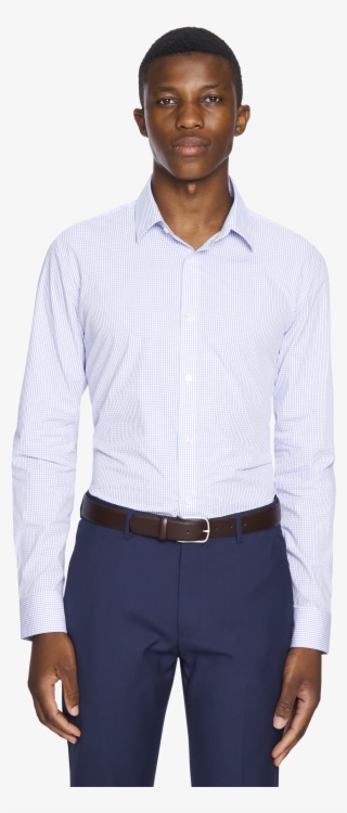 Blue Winston Slim Dress Shirt - Gentleman