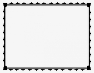 Certificate Border Template Black - Types Of Author Style
