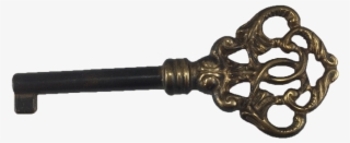 Hand Aged Solid Brass Key - Old Style Keys