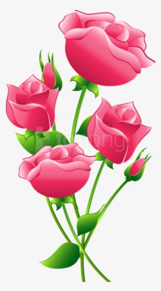 Free Png Download Pink Roses Transparent Png Images - Pink Rose Flower Clip Art