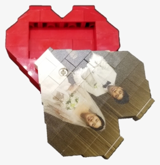 Valentines Day Heart Box Custom Print Service - Wood