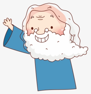 White Beard Grandfather Cartoons Clipart , Png Download - White Beard Grandfather Cartoon