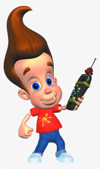Jimmy Neutron Holding Remote - Jimmy Neutron