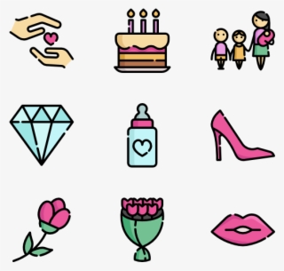 Mother's Day - Iconos Hipsters Png
