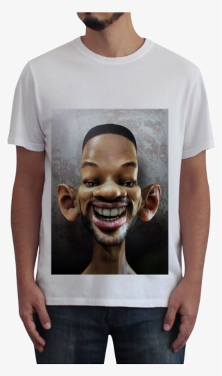 Camiseta Fullprint Will Smith De Roberto Márciona - Will Smith Cartoon