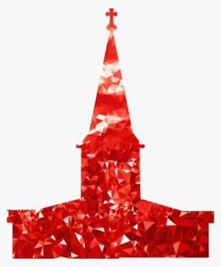 Christian Church Religion Place Of Worship Christian - Street Line With Houses Vector Graphics Png