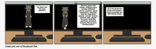 Cat Head Lady - Cartoon